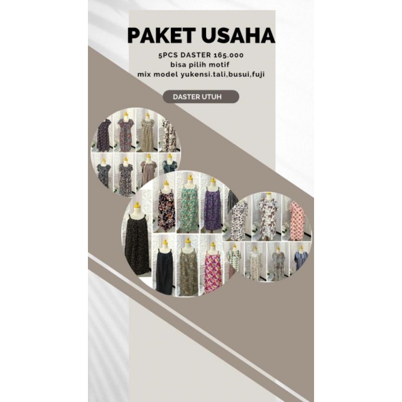 Paket Usaha Daster Bahan Rayon
