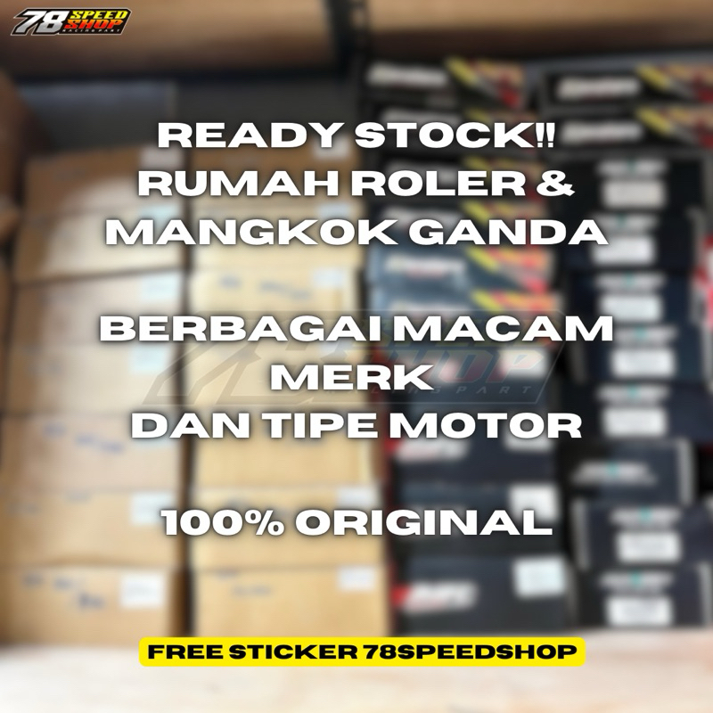 78SPEEDSHOP | Ready Rumah Roler Loler Roler 1 Set Mangkok Ganda Racing Mangkok Ganda Standar Pully P