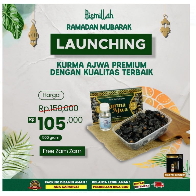 

KURMA AJWA FREE AIR ZAM-ZAM