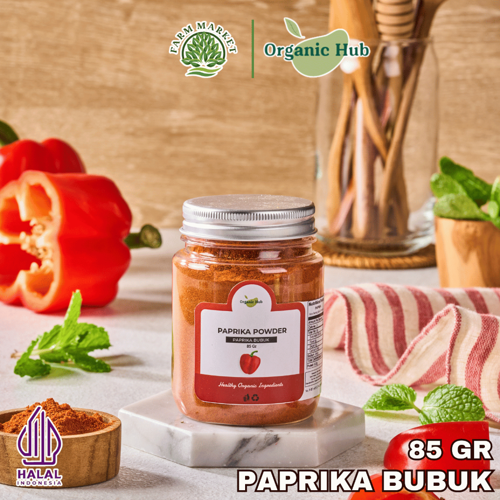 

Organic Hub Paprika Bubuk 100% Asli Rempah Nusantara Papprika Powder Bumbu Masak Dapur Premium 85 gr