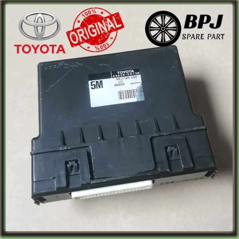 Ampli Amplifier ECU Computer Modul AC Mobil Toyota Yaris Vios 88650 0D770 ORI DENSO
