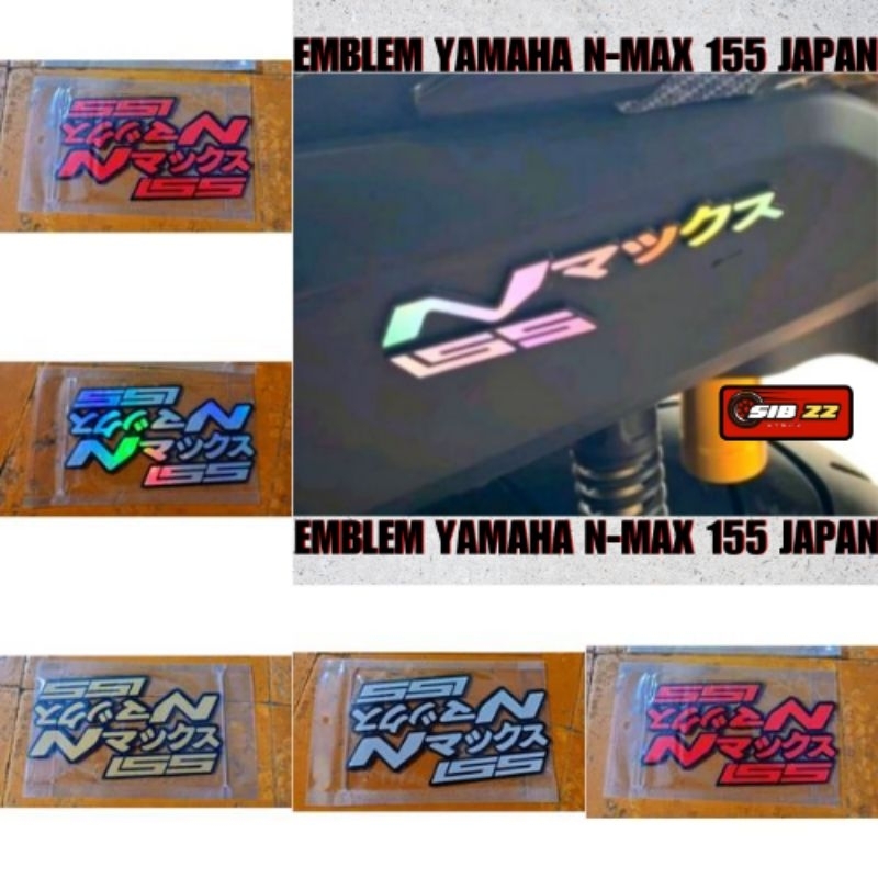Emblem emblem YAMAHA NMAX nmax 150 155 JAPAN 3D BADGE LOGO TIMBUL bagus