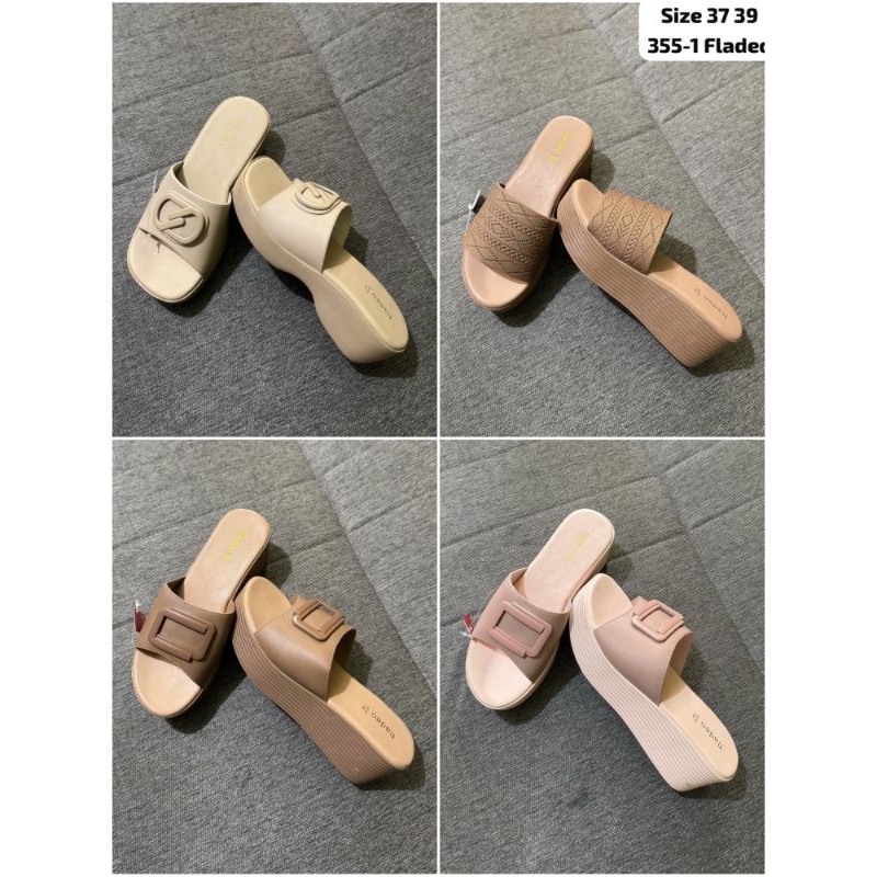 FLADEO Sandal Wedges Wanita Brand Matahari