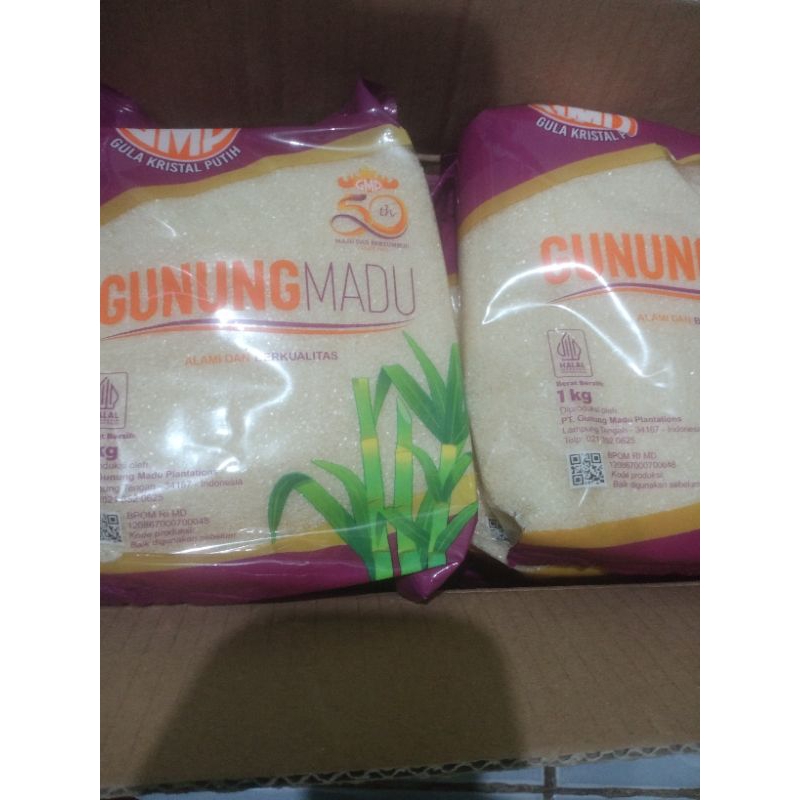 

gula kristal putih gmp gunung madu 1kg