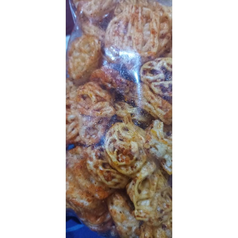 

Kerupuk mawar rafael super pedas gurih asin