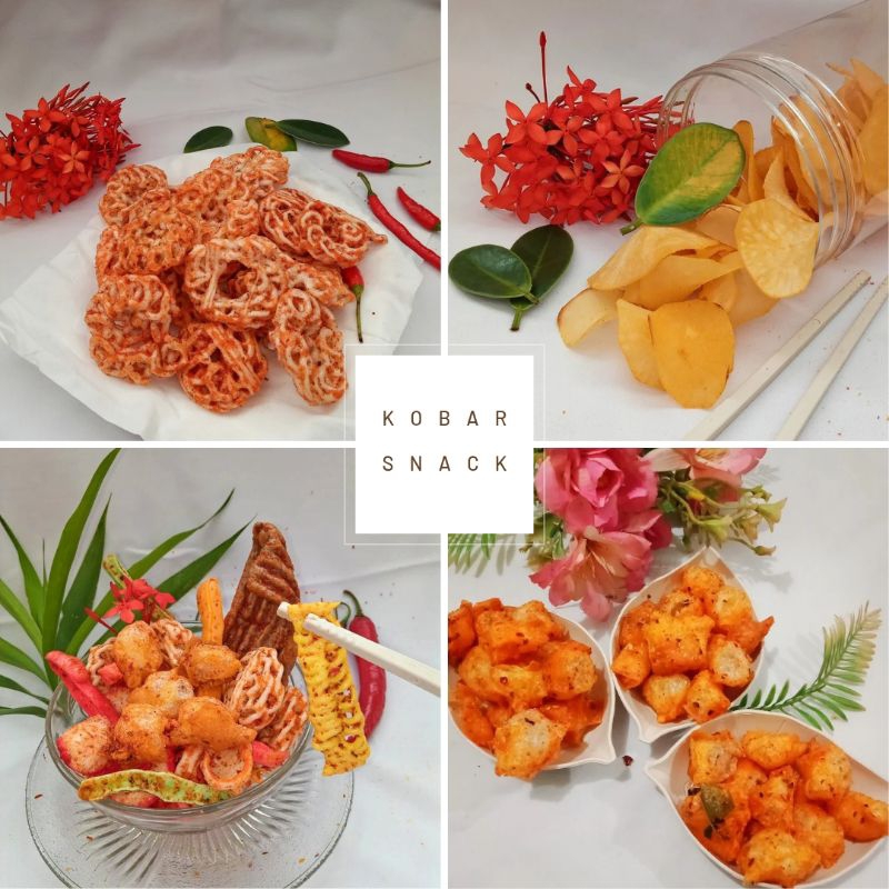 

Kobar Snack Aneka Cemilan Ragam Rasa Premium Kriuk Abiss