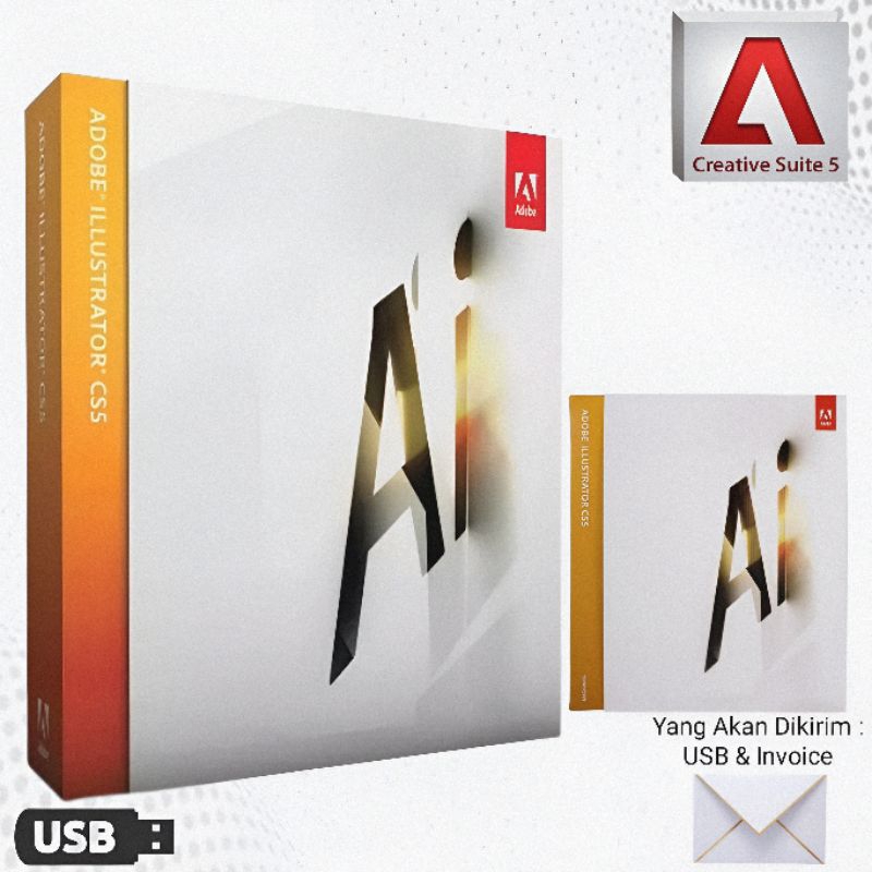 Adobe Illustrator CS5.5 Original Product Key Lisensi for PC (Lifetime)