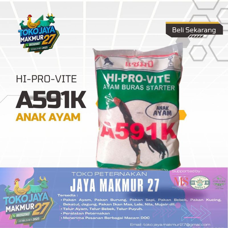Pakan ayam A591K HI-PRO-VITE
