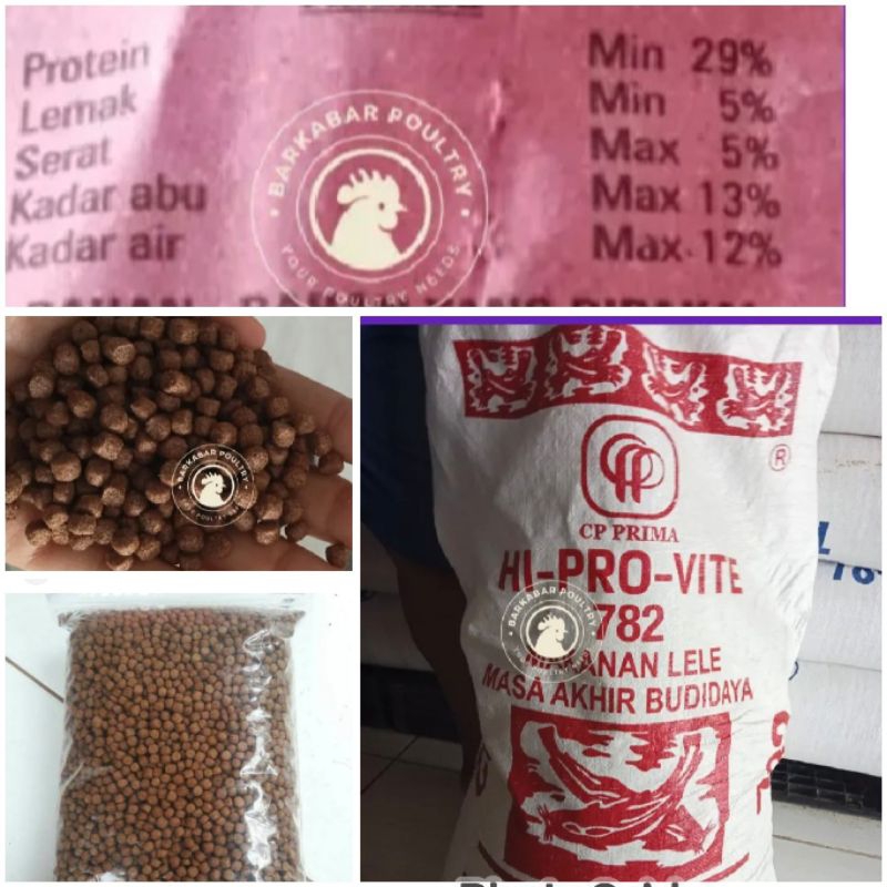 Pellet ikan 782-4 pakan ikan lele nila patin hi pro Vite pakan ikan