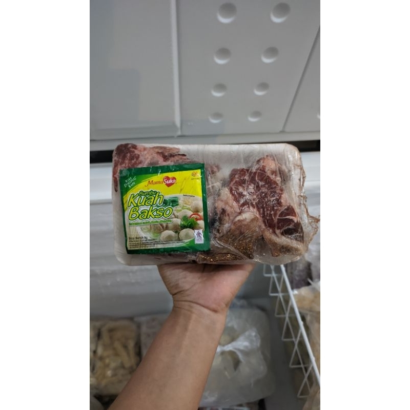 Iga Gondrong Grade A Frozen 500gr Iga Gondrong Sapi