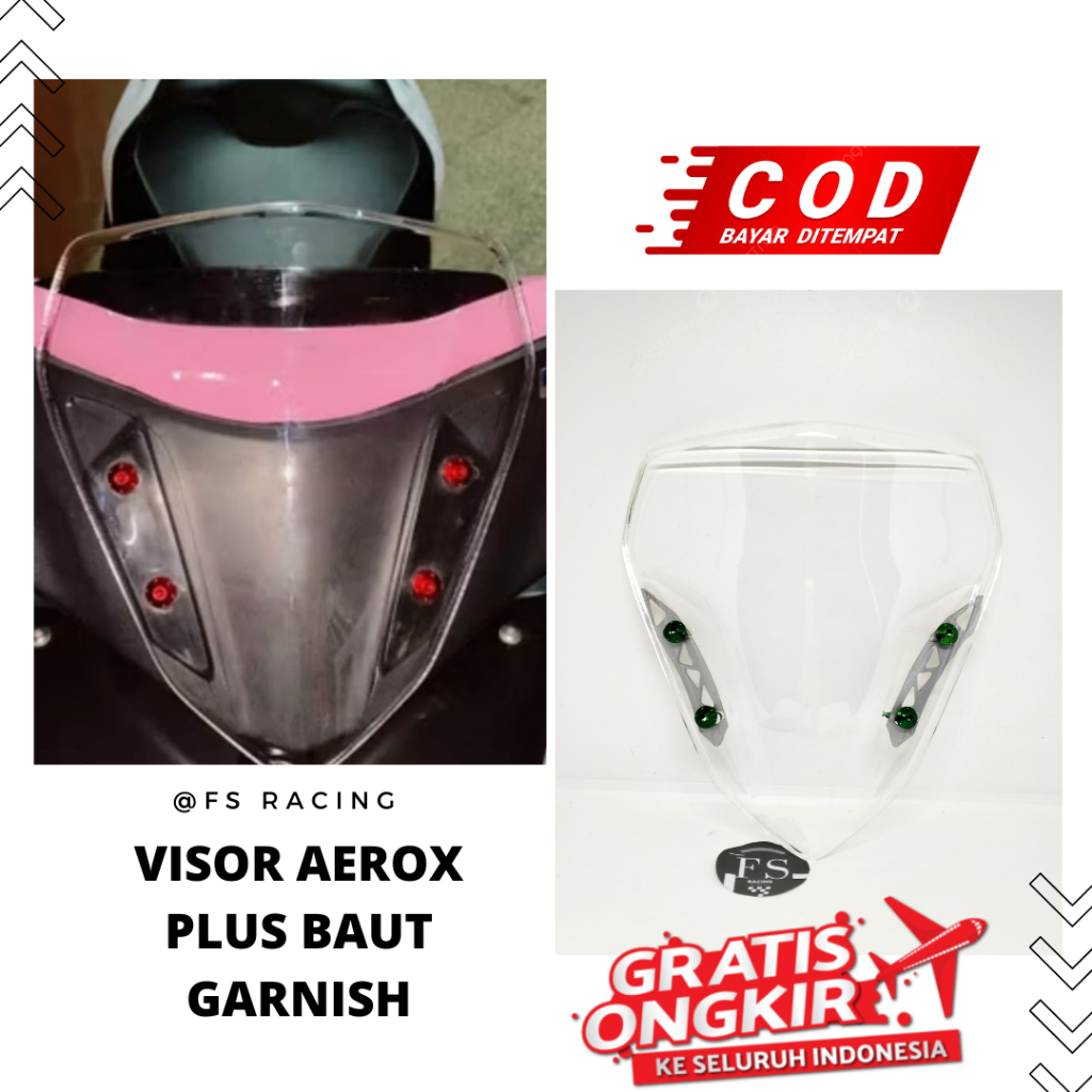 VISOR AEROX VISOR AEROX NEW AEROX OLD VISOR AEROX 155 PLUS BRACKET VISOR AEROX PLUS BREKET