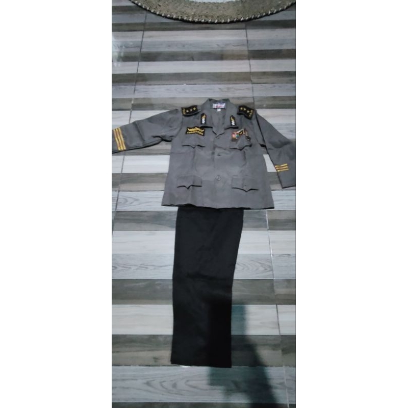 PL.Baju Profesi POLRI anak TK