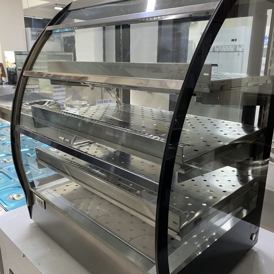 Food Warmer / Showcase Warmer Table Cembung / Showcase Penghangat Table Kaca - BWE Royalstar