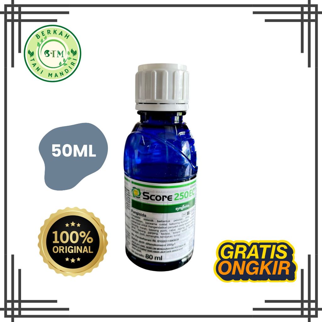 FUNGISIDA SCORE 250 EC 80ML/OBAT JAMUR PADI