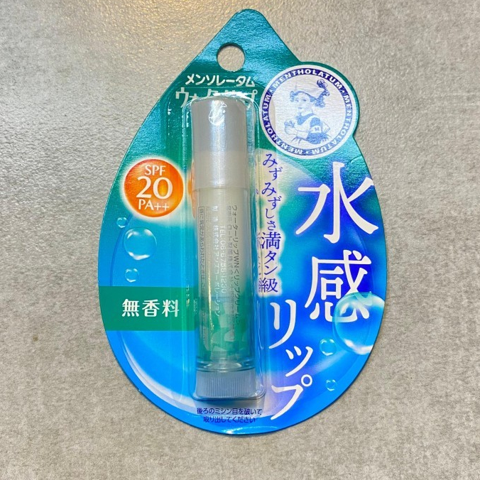 PELEMBAB BIBIR / ROHTO Mentholatum Water Lip - Lip Balm SPF 20 PA++