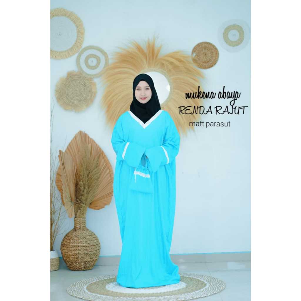(JM) model 21-40 bisa couple ibu dan anak mukena abaya traveling bahan parasit / parasut abaya shola