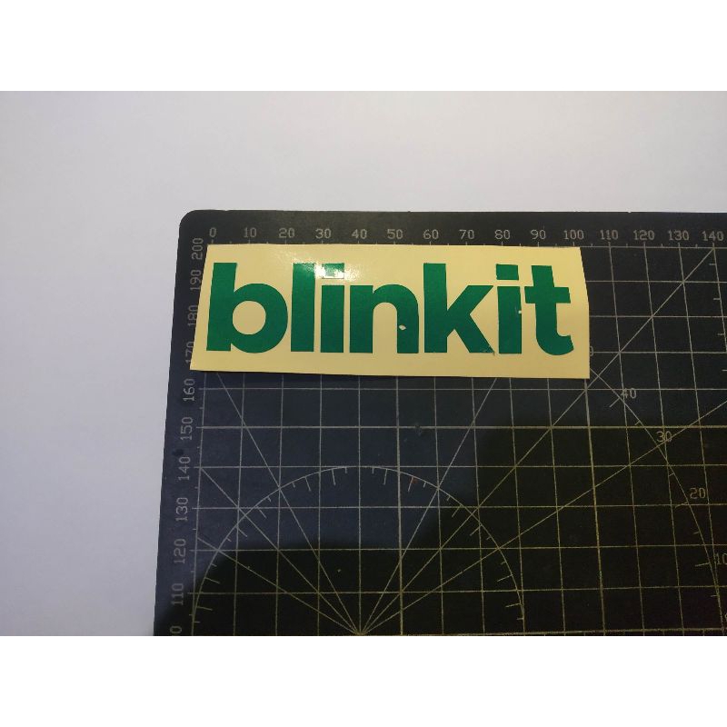 

stiker cutting blinkit