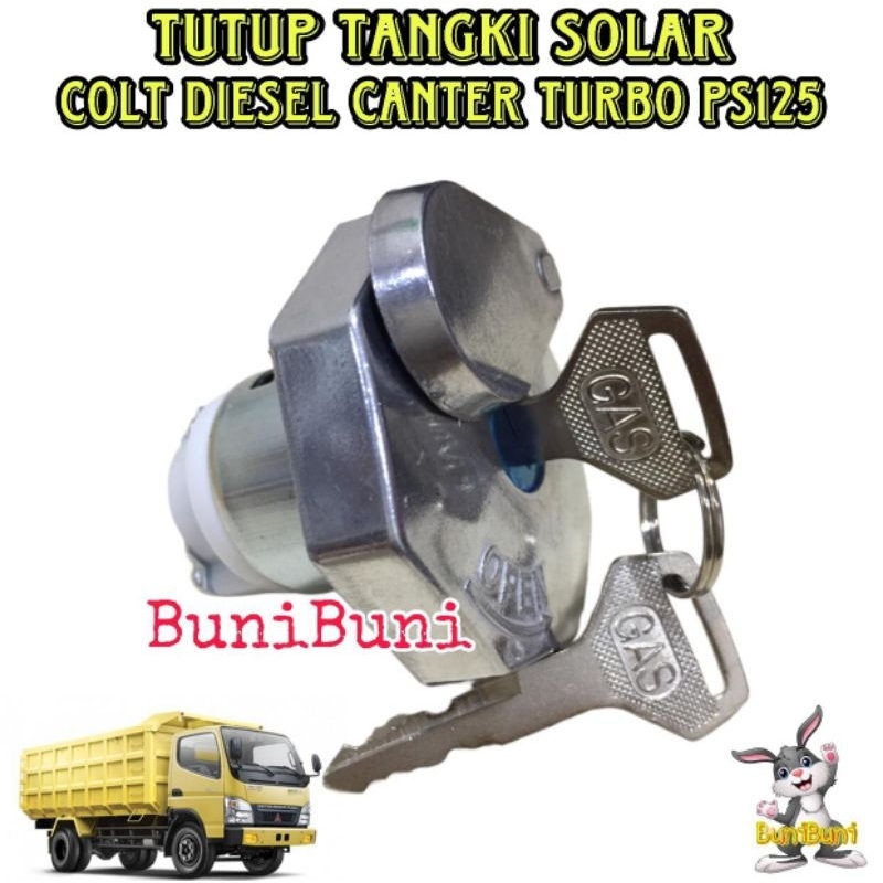 TUTUP TANGKI SOLAR CANTER / Tutup Tengki Minyak Mobil Truk Mitsubishi Colt Diesel CANTER TURBO PS110