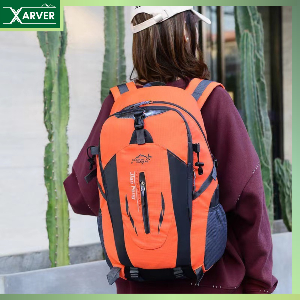 original tas ransel hiking pria waterproof 40 liter backpack outdoor pria wanita travelling gunung