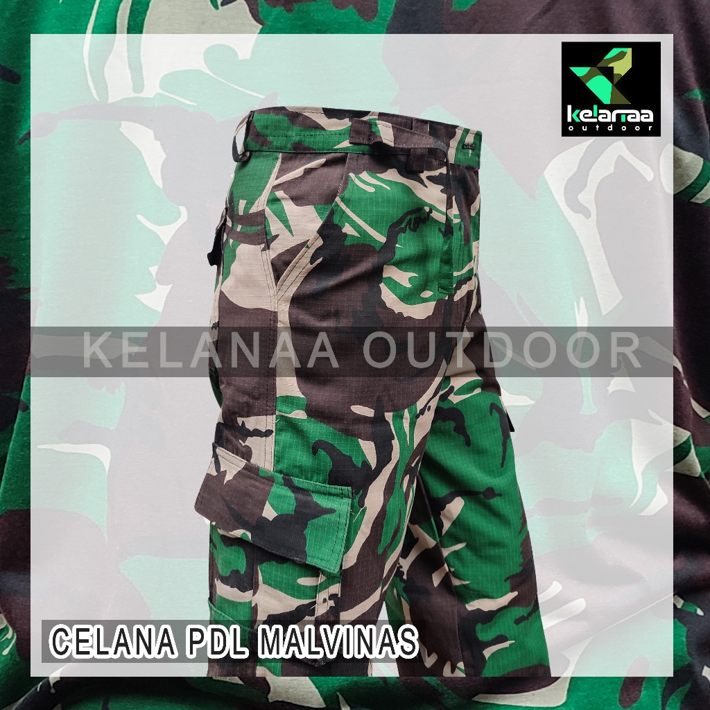 CELANA PANJANG PDL LORENG MALVINAS CARGO TNI ARMY