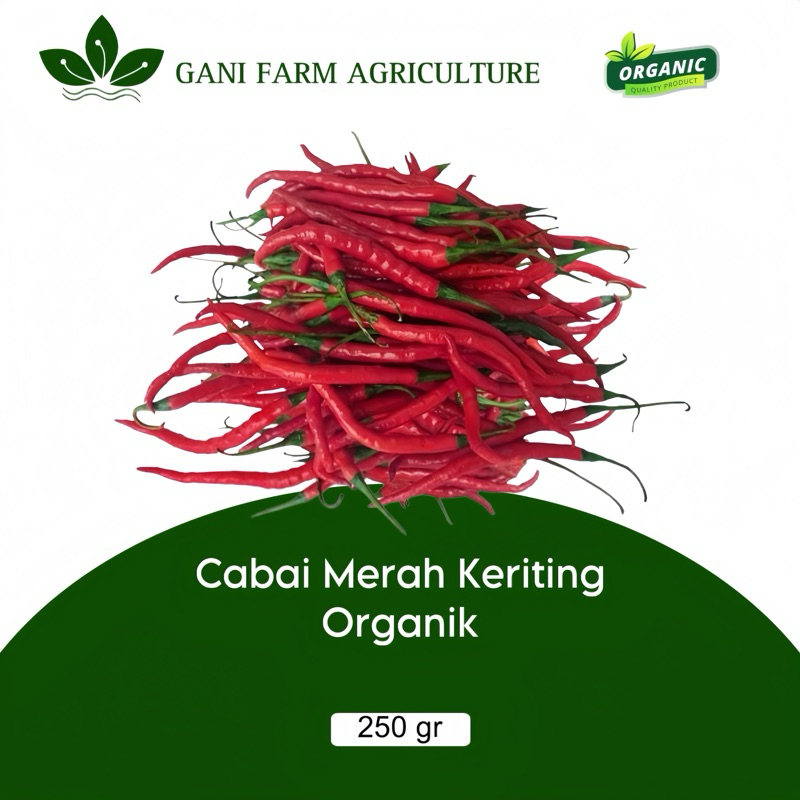 

Cabai Merah Keriting Organik 250 gr