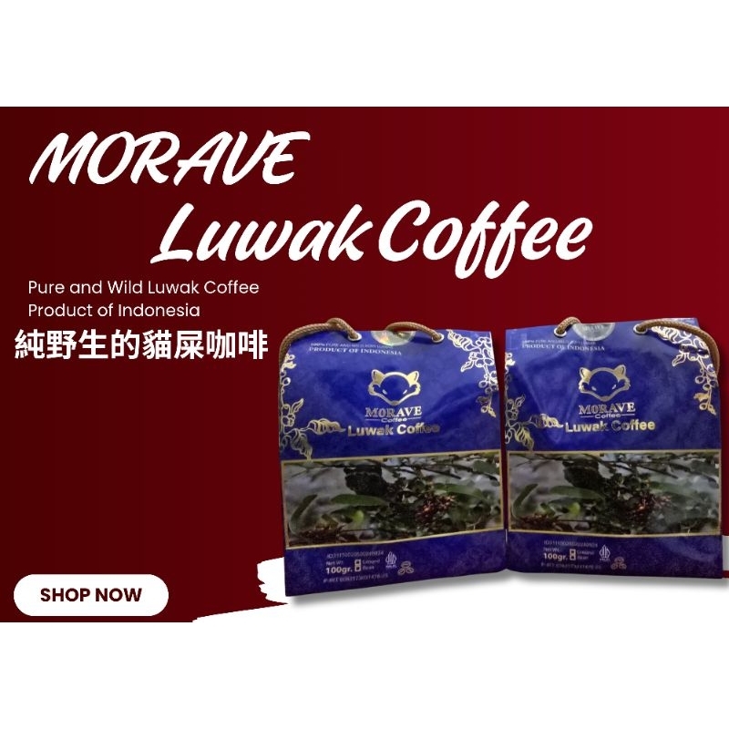 

MORAVE LUWAK COFFEE - KOPI LUWAK ASLI MURNI