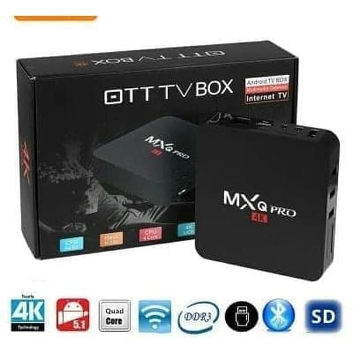 TERBARU Android TV Box MXQ PRO 2gb 16gb Android 11 4k Smart TV FULL HD
