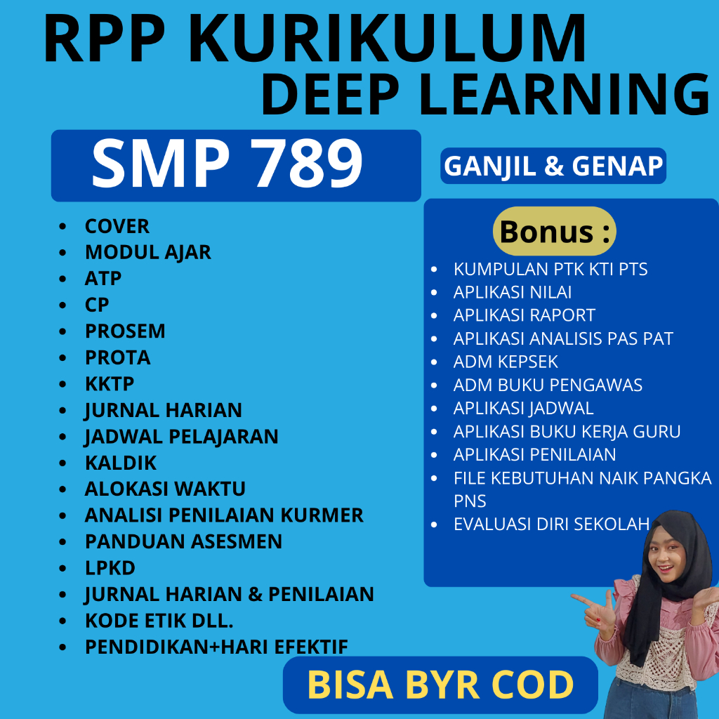 

RPP KURIKULUM DEEP LEARNING SMP - PERANGKAT PEMBELAJARAN KURIKULUM DEEP LEARNING SMP KELAS 7 8 9