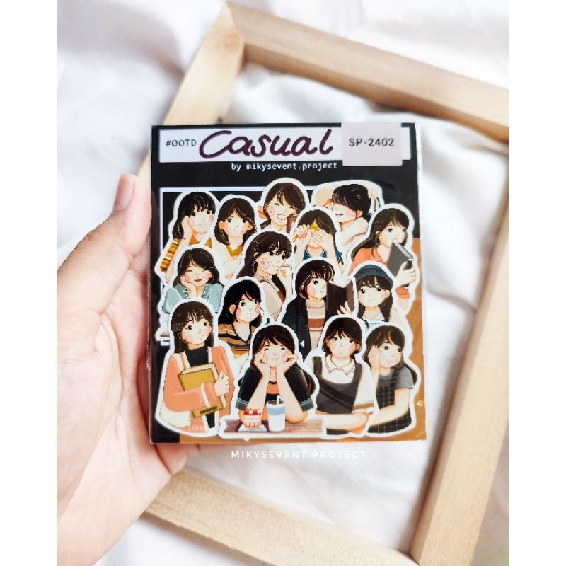 

Sticker OOTD Casual/ Sticker Decor for Journaling