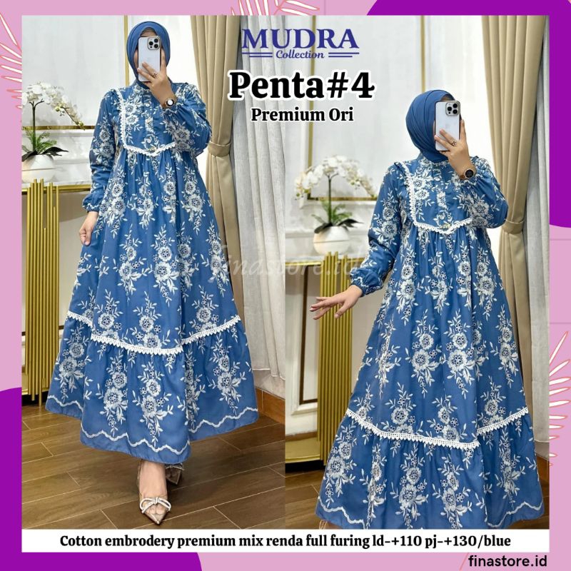 Gamis Mudra Collection / Gamis Terbaru / Gamis Wanita / Gamis Premium / Gamis Pesta / One Set / Sete