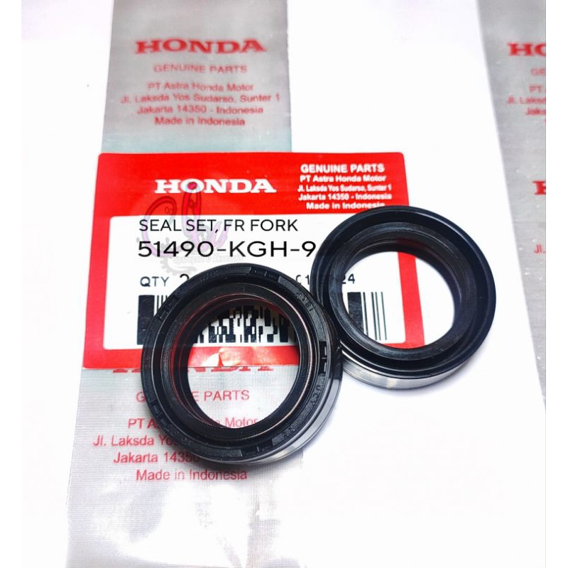 Seal Shock depan Honda Beat Scoopy Vario Spacy Genio Stylo Seal Set FR Fork Honda Vario 125 Beat Var