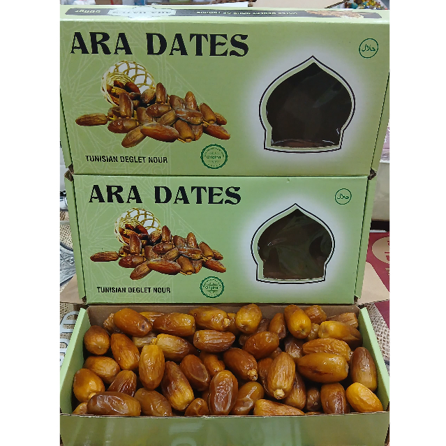 

Kurma Ara Dates Non Tangkai / Tangkai Premium Box 500 gram