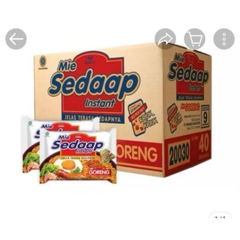 

Sedaap Goreng 1dus isi 40