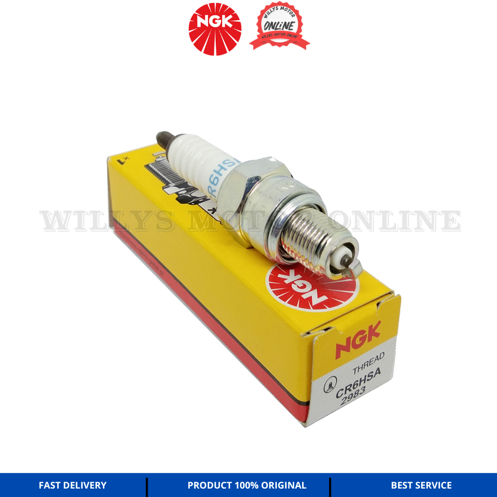 Busi CR6HSA NGK ORIGINAL Busi Motor Mio M3 Mio J Mio Gear 125