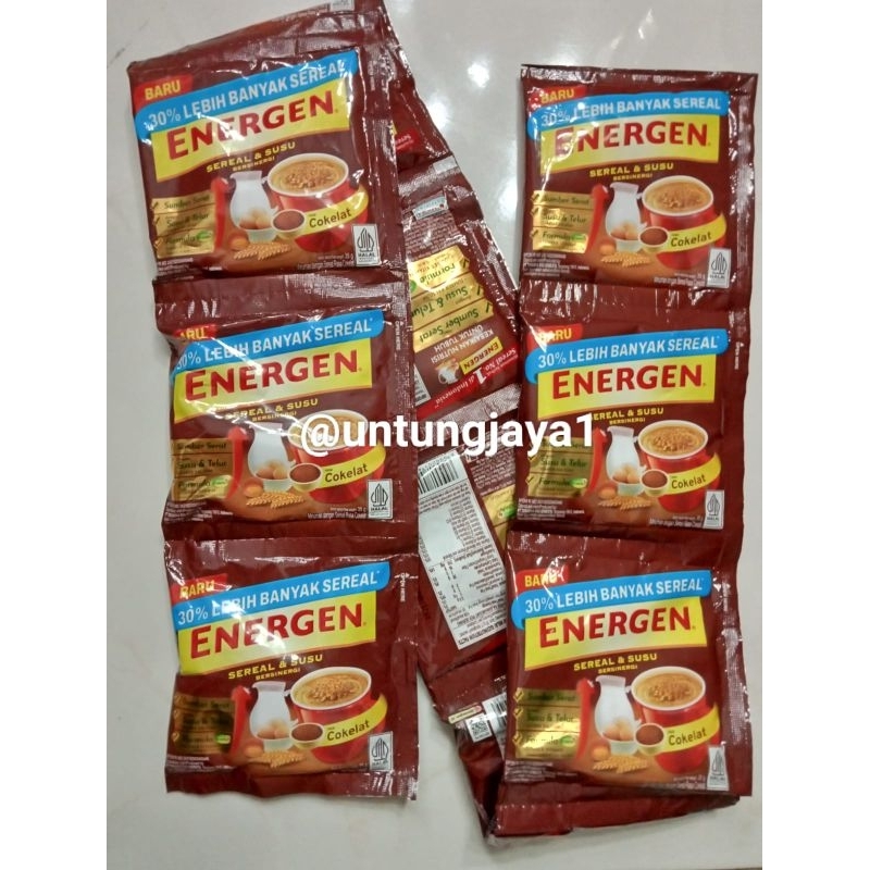 

[TERMURAH] - Energen coklat 34g isi 10pcs | rencengan | rentengan cokelat