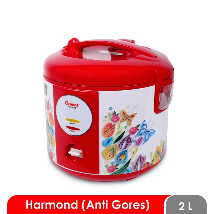 Cosmos CRJ 6305 Rice cooker Harmond Anti gores 2 liter