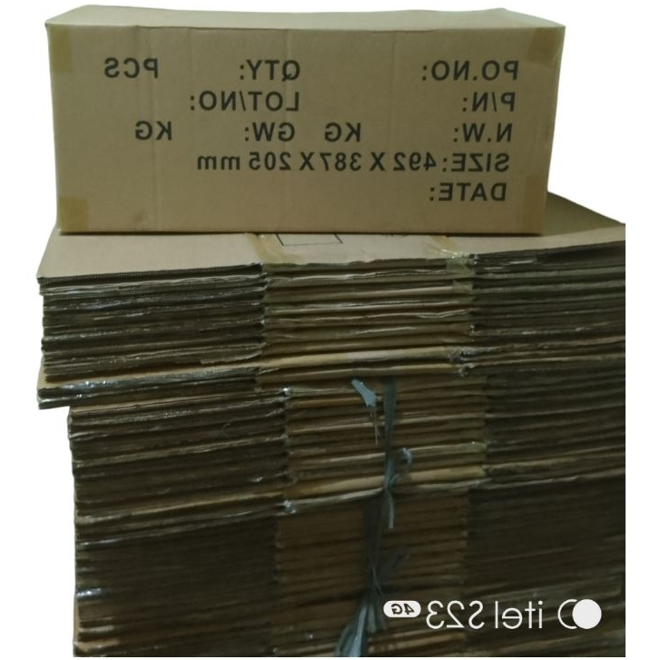 

Kardus ukuran 49x38x20 tebal 2ply
