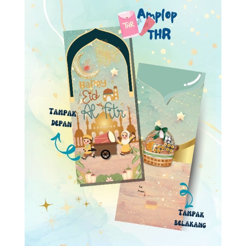 

(isi 10,20,30) Amplop lebaran idul fitri desaign 2025 unik aesthetic lucu custom custom nama/uang tanpa dilipat/Amplop lebaran murah 2025/angpaoampau lebaran