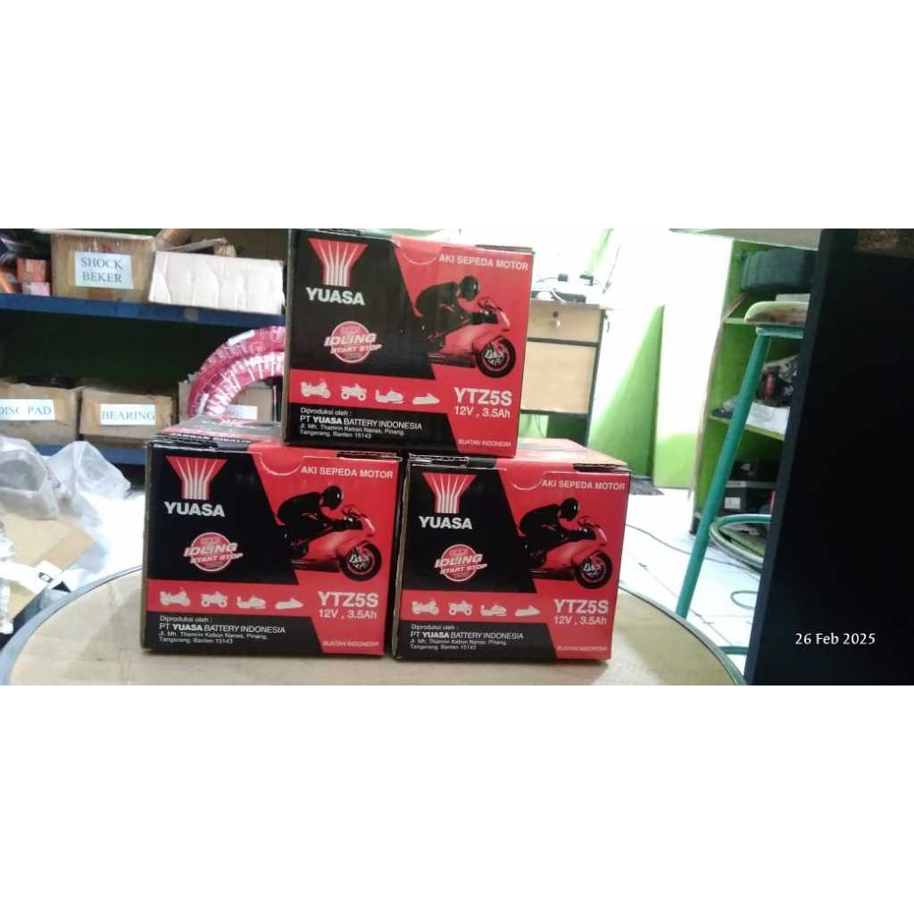 AKI MOTOR YUASA YTZ5S MOTOR VARIO, MIO, BEAT