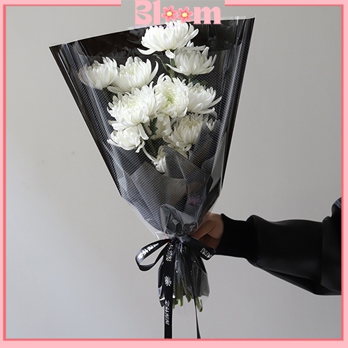 

50 Lembar Single Flower Wrapping Cellophane Kertas Bunga Single Waterproof Transparant SF26