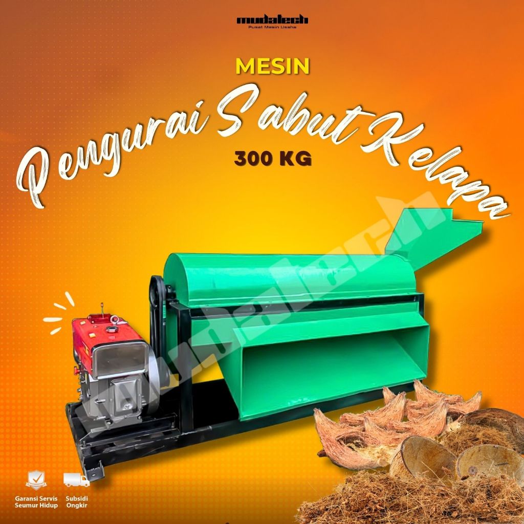 Mesin Pengurai Cocofiber Penggiling Serabut Sabut Kelapa