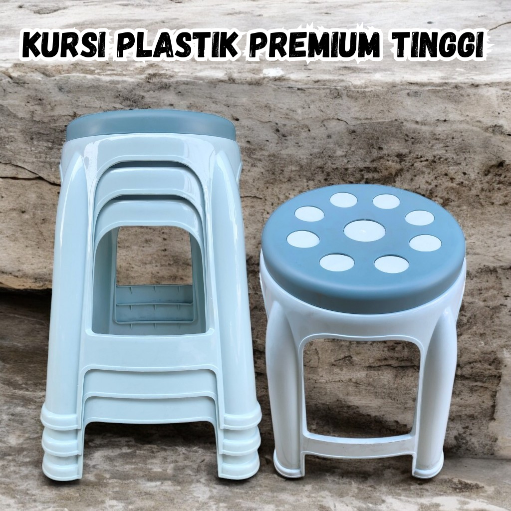 KURSI PLASTIK PREMIUM BANGKU PLASTIK PREMIUM KURSI PLASTIK TINGGI BANGKU PLASTIK TINGGI NO 639