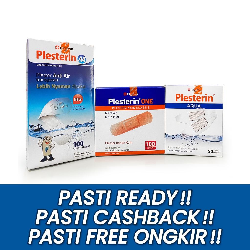 ONEMED PLESTERIN ONE PLESTER KAIN ELASTIS ISI 10PCS READY STOCK MURAH