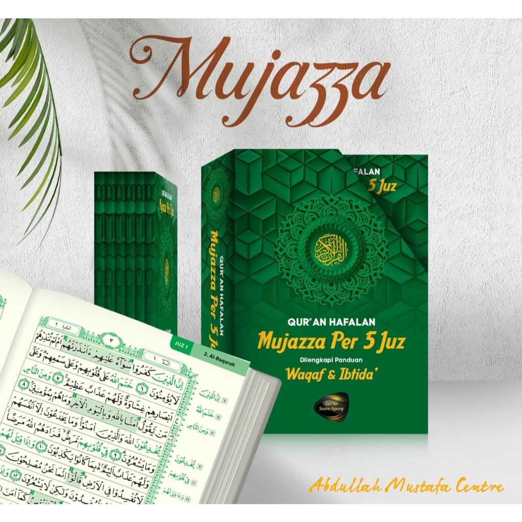 Al Quran Hafalan Waqaf Ibtida' Mujazza Per 5 Juz Saku A7