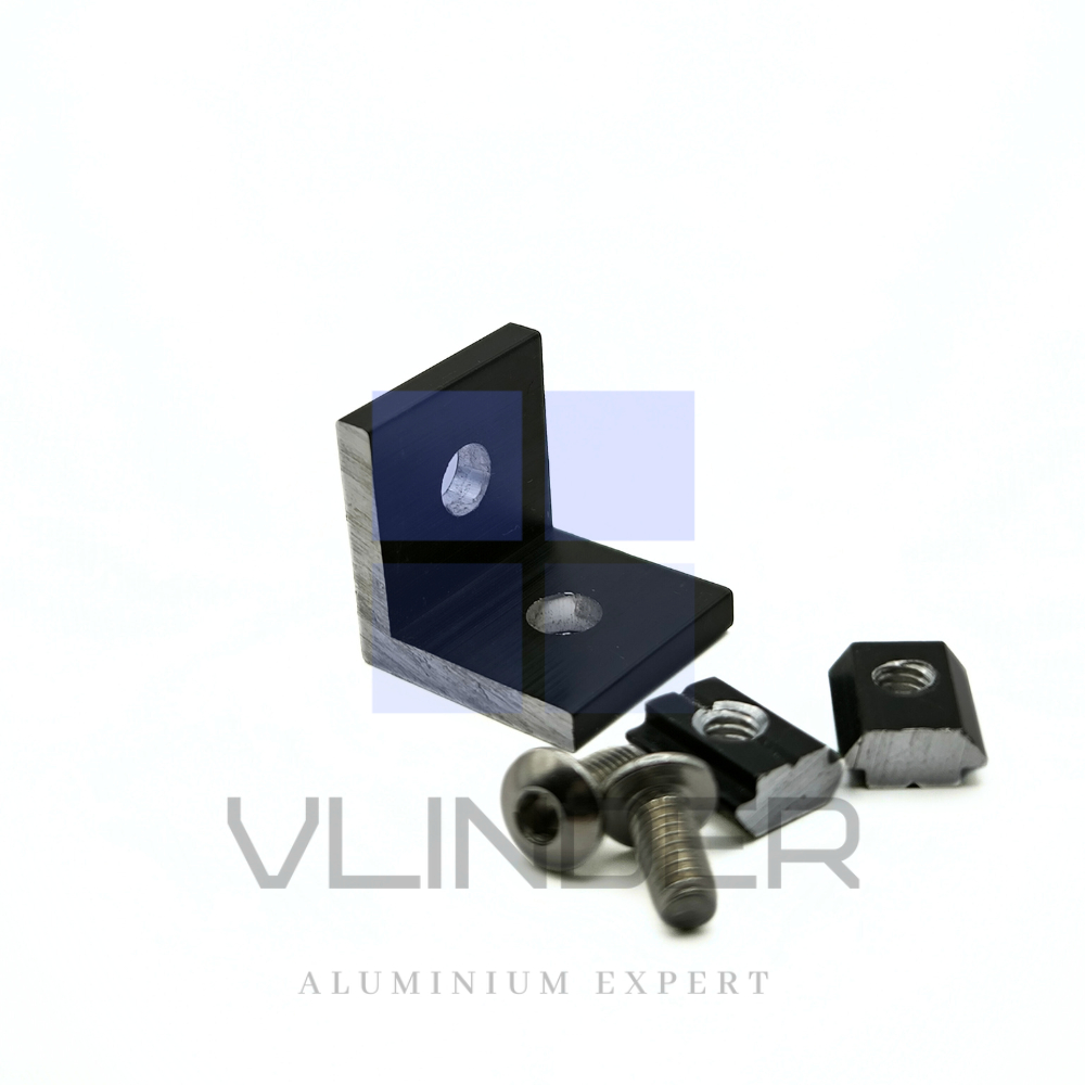 Angle Connector V Slot 2020 Aluminium Profile