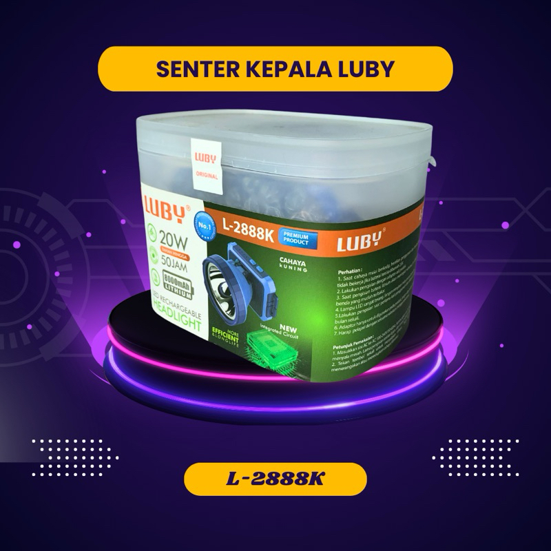 Senter kepala luby L-2888k