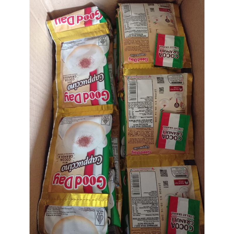

GOOD DAY CAPPUCINO RENCENG ISI 10 SACHET @25 GRAM