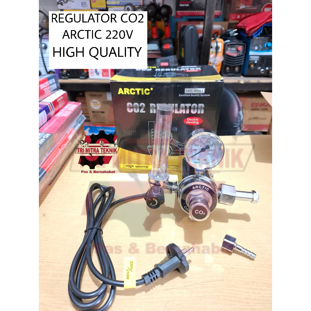 ARCTIC REGULATOR GAS CO2+HEALER TABUNG MESIN LAS ARGON ARCTIC REGULATOR ORIGINAL