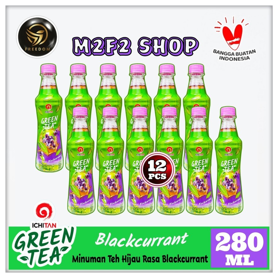

Ichitan Green Tea Blackcurrant Flavoured | Teh Hijau Rasa Blackcurrant Botol Pet - 280 ml (Kemasan 12 Pcs)