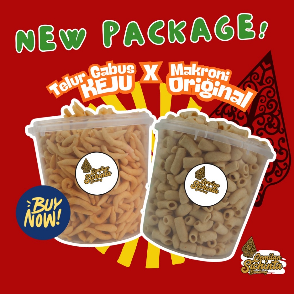 

Telur Gabus Keju + Makaroni Dapat 2 Toples Eks Live